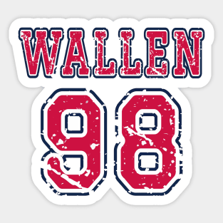 RED'98wallen Sticker